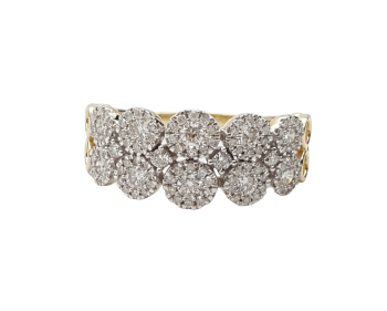 Damen Brillant Diamant Ring 585 Gelbgold 1,00 ct. RW 21,0 mm