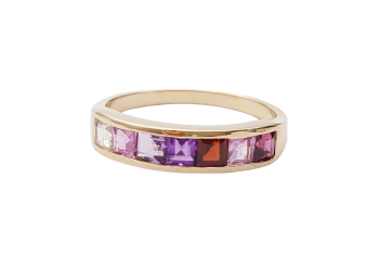 Preview: Restposten Damen Multicolor Edelstein Ring 375 Gelbgold 1,13 ct. RW 18,0 Preview: Restposten Damen Multicolor Edelstein Ring 375 Gelbgold 1,13 ct. RW 18,0