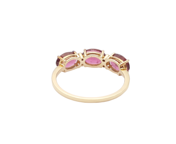 Preview: Restposten Ring Damen Turmalin Zirkon Ring 585 - 14 Karat Gold RW 18,0 Preview: Restposten Ring Damen Turmalin Zirkon Ring 585 - 14 Karat Gold RW 18,0