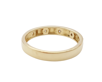 Preview: Damen Ring 585 Gelbgold 5 Brillanten 0,15 ct. lupenrein RW 20,0 mm Preview: Damen Ring 585 Gelbgold 5 Brillanten 0,15 ct. lupenrein RW 20,0 mm