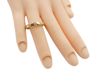 Preview: Damen Ring 585 Gelbgold 5 Brillanten 0,15 ct. lupenrein RW 20,0 mm Preview: Damen Ring 585 Gelbgold 5 Brillanten 0,15 ct. lupenrein RW 20,0 mm