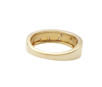 Preview: Damen Ring 585 Gelbgold 8 Brillanten 0,20 ct. lupenrein RW 18,0 mm Preview: Damen Ring 585 Gelbgold 8 Brillanten 0,20 ct. lupenrein RW 18,0 mm