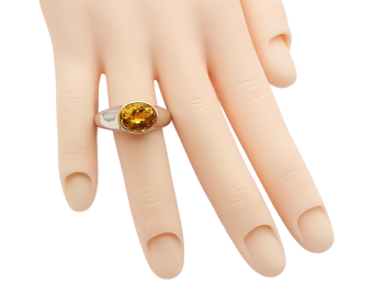 Preview: Damen Ring 950 Platin - 750 Gold Aquamarin Solitär gelb 1,30 ct. 57 - 18,0 mm Preview: Damen Ring 950 Platin - 750 Gold Aquamarin Solitär gelb 1,30 ct. 57 - 18,0 mm