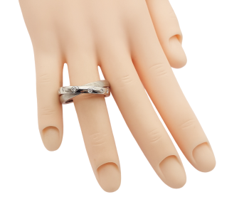Preview: Damen Ring 950 Platin 12 Brillanten 2 in1 Optik  0,52 ct. 58 - 18,2 mm Preview: Damen Ring 950 Platin 12 Brillanten 2 in1 Optik  0,52 ct. 58 - 18,2 mm