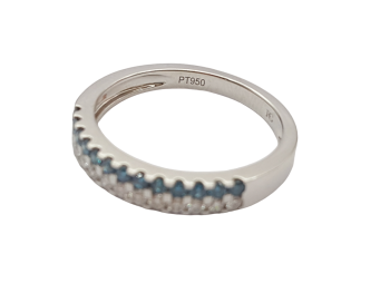 Preview: Damen Ring 950 Platin 26 SI Brillanten 2 reihig  0,50 ct. 58 - 18,2 mm Preview: Damen Ring 950 Platin 26 SI Brillanten 2 reihig  0,50 ct. 58 - 18,2 mm