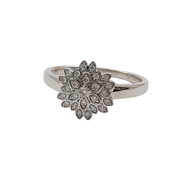 Preview: Damen Cocktail Ring 950 Platin 25 weiße SI Brillanten  0,20 ct. 57 - 18,0 mm Preview: Damen Cocktail Ring 950 Platin 25 weiße SI Brillanten  0,20 ct. 57 - 18,0 mm