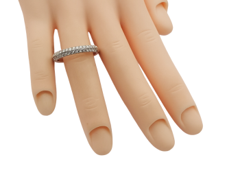 Preview: Damen Ring 950 Platin 36 SI Brillanten 2 reihig  0,50 ct. 58 - 18,2 mm Preview: Damen Ring 950 Platin 36 SI Brillanten 2 reihig  0,50 ct. 58 - 18,2 mm