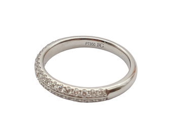 Preview: Damen Ring 950 Platin 36 SI Brillanten 2 reihig  0,50 ct. 58 - 18,2 mm Preview: Damen Ring 950 Platin 36 SI Brillanten 2 reihig  0,50 ct. 58 - 18,2 mm