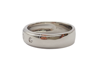 Preview: Damen Ring 950 Platin 3 weiße SI Brillanten  0,10 ct. 57 - 18,0 mm Preview: Damen Ring 950 Platin 3 weiße SI Brillanten  0,10 ct. 57 - 18,0 mm