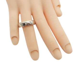 Preview: Damen Ring 950 Platin 3 weiße SI Brillanten  0,10 ct. 57 - 18,0 mm Preview: Damen Ring 950 Platin 3 weiße SI Brillanten  0,10 ct. 57 - 18,0 mm