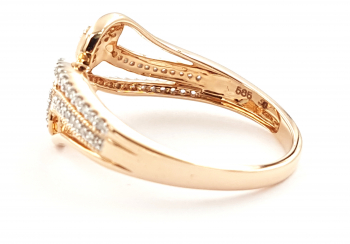 Preview: Damen Diamant Ring 585 14K Rosègold 85 Diamanten 0,20 ct. 57 - 18,0 mm Preview: Damen Diamant Ring 585 14K Rosègold 85 Diamanten 0,20 ct. 57 - 18,0 mm