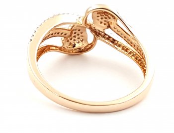 Preview: Damen Diamant Ring 585 14K Rosègold 85 Diamanten 0,20 ct. 57 - 18,0 mm Preview: Damen Diamant Ring 585 14K Rosègold 85 Diamanten 0,20 ct. 57 - 18,0 mm