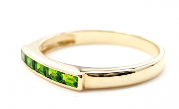 Preview: 9 Karat Damen Vorsteck Ring 5 x Chromdiopsid 0,40 ct. 375 Gold 53 - 17,0 mm Preview: 9 Karat Damen Vorsteck Ring 5 x Chromdiopsid 0,40 ct. 375 Gold 53 - 17,0 mm