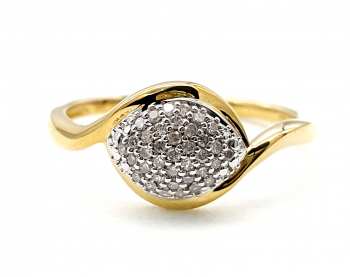 Preview: 14 Karat Damen Diamant 585 Gold 37 Diamanten 0,15 ct. 63 - 20,0 mm Preview: 14 Karat Damen Diamant 585 Gold 37 Diamanten 0,15 ct. 63 - 20,0 mm
