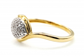 Preview: 14 Karat Damen Diamant 585 Gold 37 Diamanten 0,15 ct. 63 - 20,0 mm Preview: 14 Karat Damen Diamant 585 Gold 37 Diamanten 0,15 ct. 63 - 20,0 mm