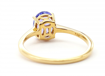Preview: 18 Karat Damen Ring AAA Tansanit Solitär 750 Gold 57 - 18,0 mm 1,51 ct. Preview: 18 Karat Damen Ring AAA Tansanit Solitär 750 Gold 57 - 18,0 mm 1,51 ct.