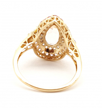 Preview: 9 Karat Morganit Damen Ring 2,03 ct. 375 Gelbgold Gr. 57 - 18,0 mm Preview: 9 Karat Morganit Damen Ring 2,03 ct. 375 Gelbgold Gr. 57 - 18,0 mm