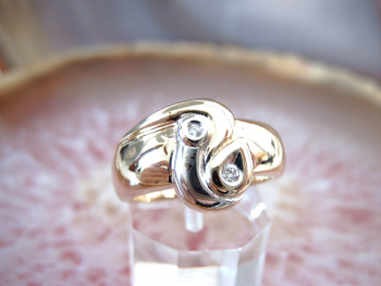 Preview: Brillant Ring 585 / 14 k Gold Gr. 56 - 17,75 mm Ø Preview: Brillant Ring 585 / 14 k Gold Gr. 56 - 17,75 mm Ø