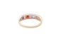 Preview: Restposten Damen Multicolor Edelstein Ring 375 Gelbgold 1,13 ct. RW 18,0