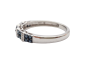 Preview: 14 Karat Brillant Ring 20 blaue Brillanten & 12 weiße Diamanten 0,25 ct. 57 - 18,0 mm